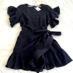 Isabel Marant Etoile Linen Wrap Dress